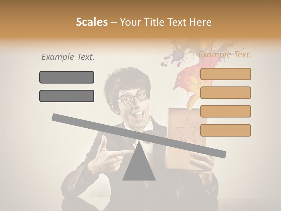 Happy Trickster Product PowerPoint Template