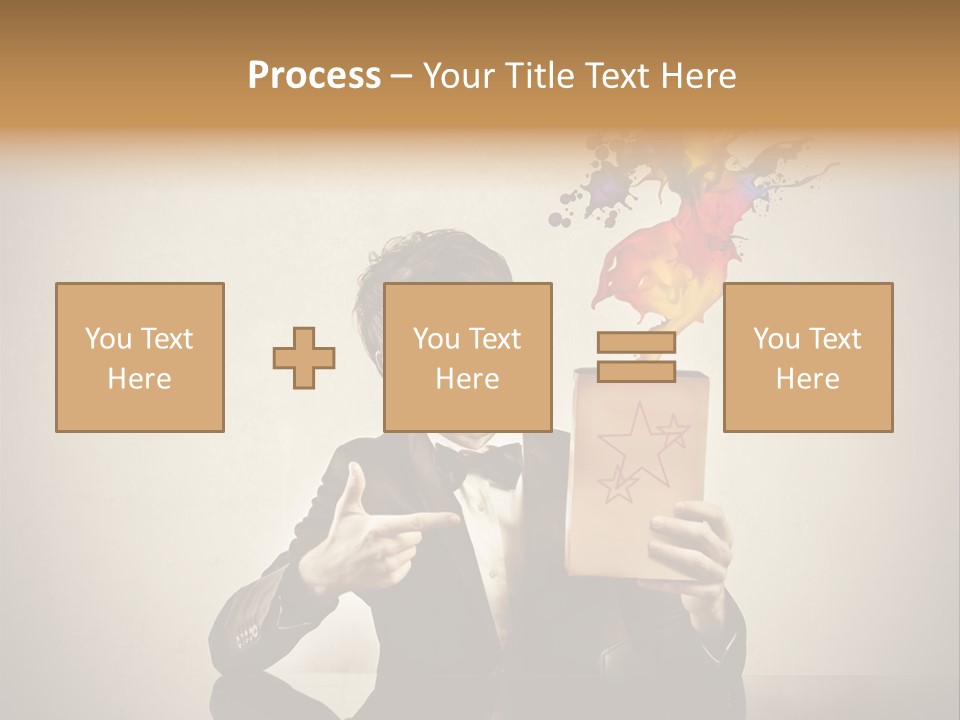 Happy Trickster Product PowerPoint Template