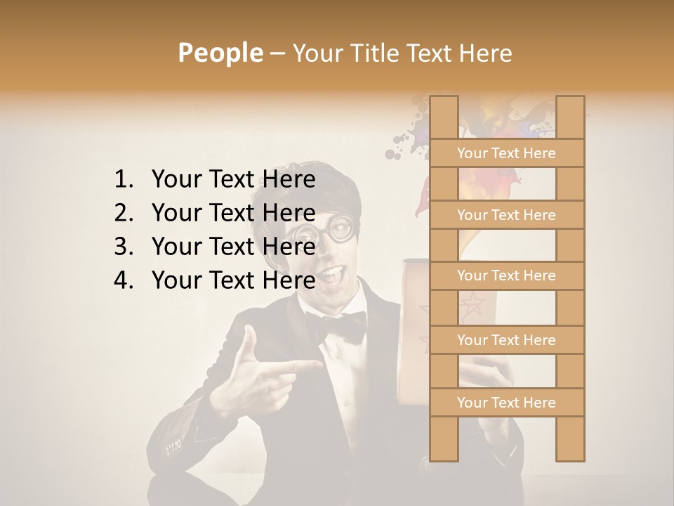 Happy Trickster Product PowerPoint Template