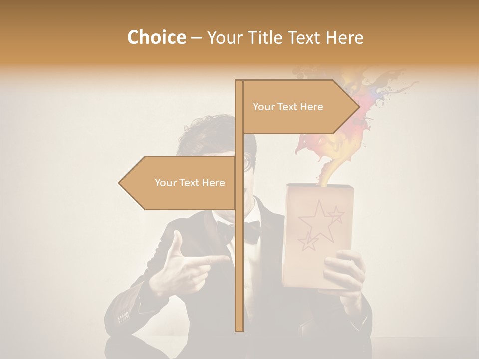 Happy Trickster Product PowerPoint Template