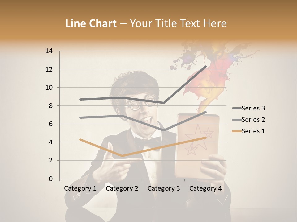 Happy Trickster Product PowerPoint Template
