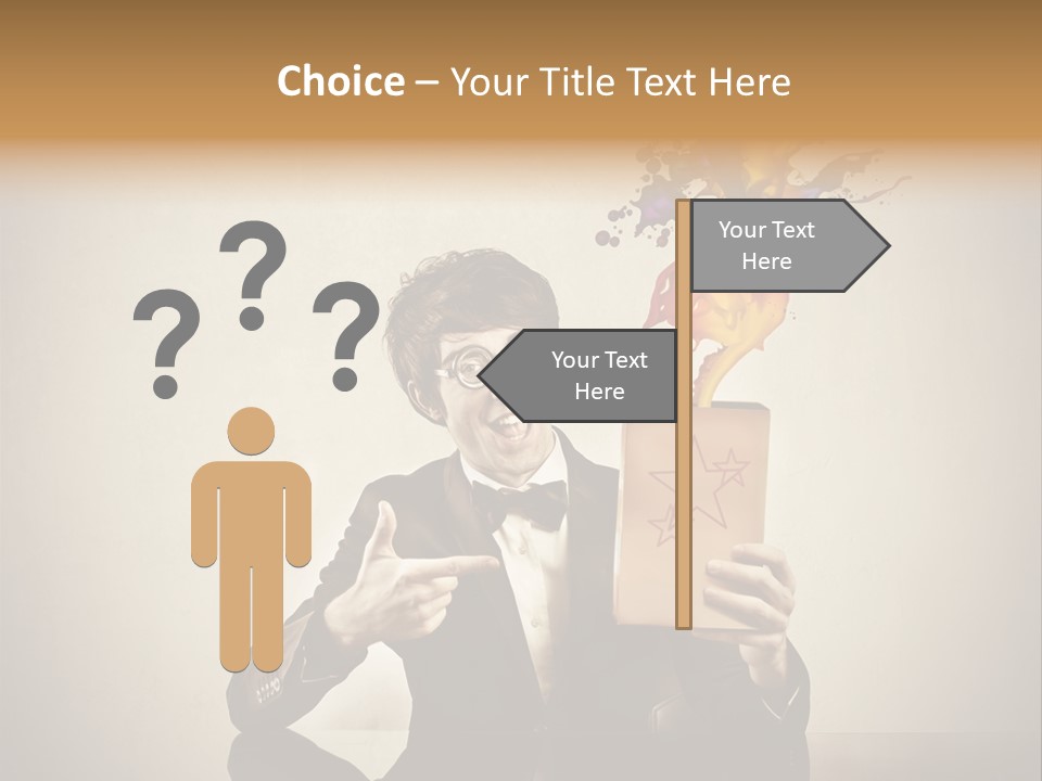 Happy Trickster Product PowerPoint Template