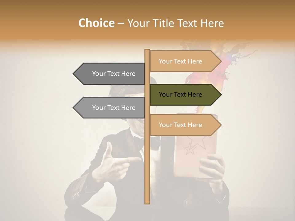 Happy Trickster Product PowerPoint Template