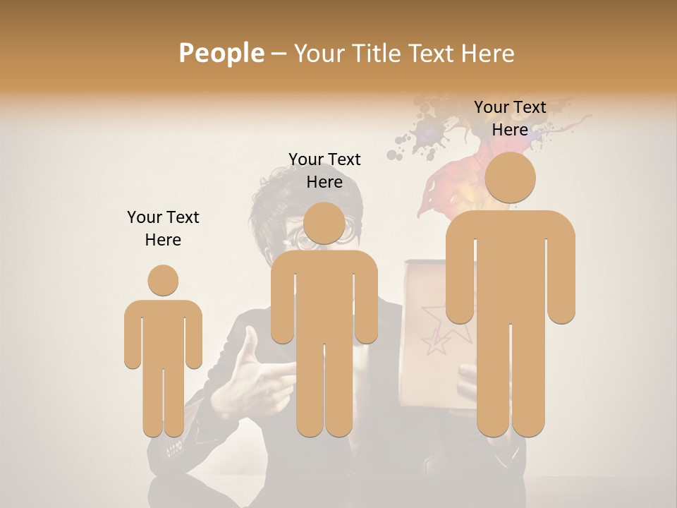 Happy Trickster Product PowerPoint Template