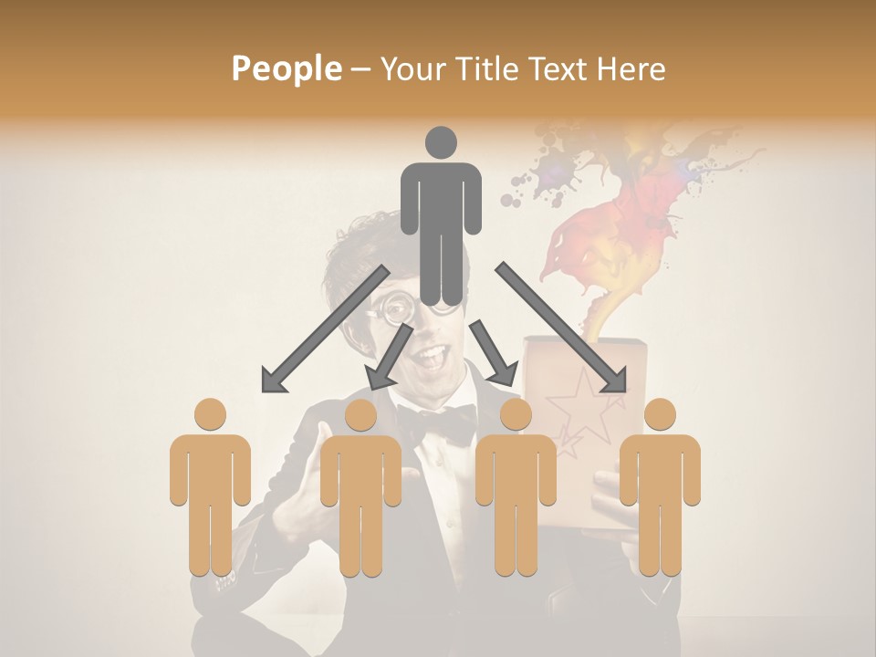 Happy Trickster Product PowerPoint Template
