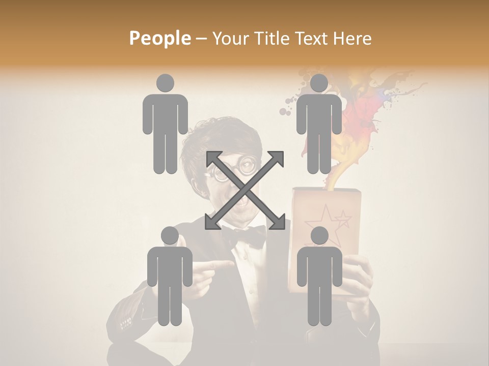 Happy Trickster Product PowerPoint Template