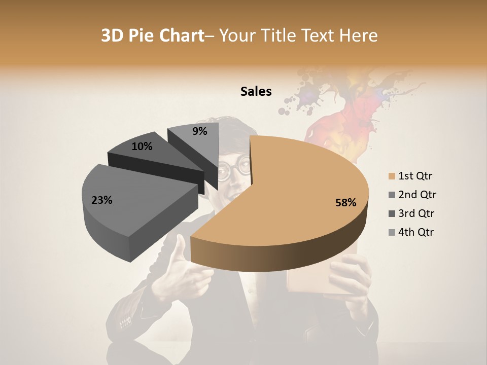 Happy Trickster Product PowerPoint Template