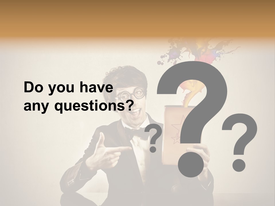 Happy Trickster Product PowerPoint Template