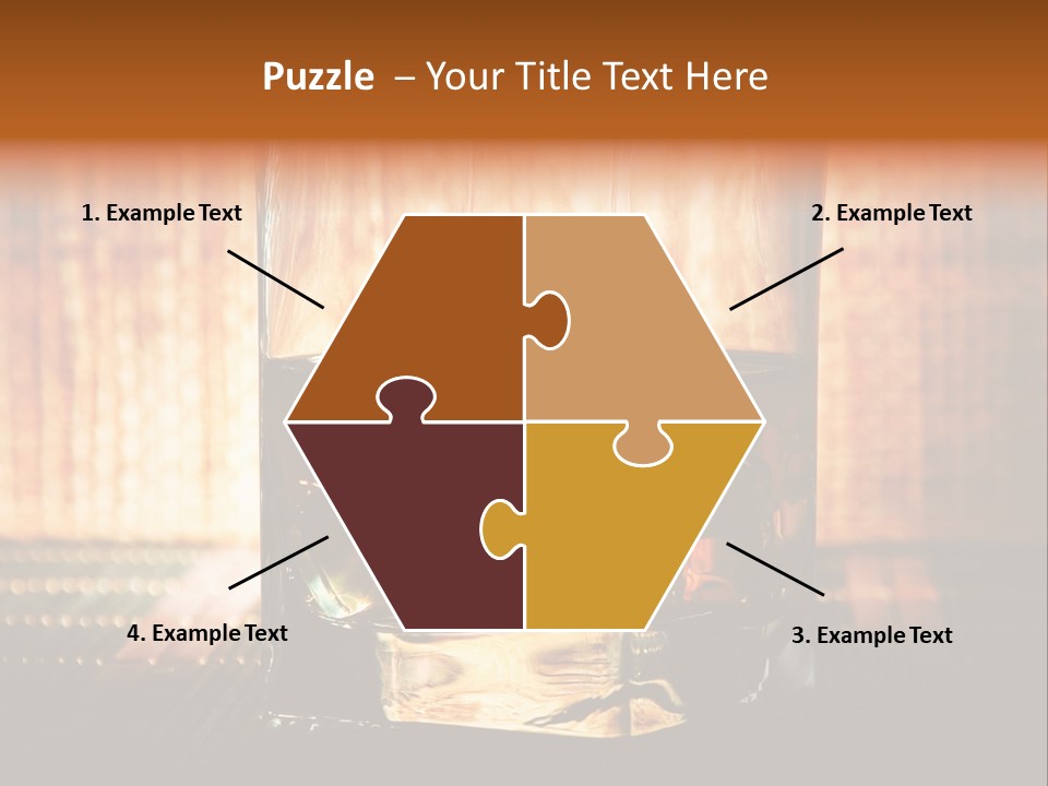 Cube Cold Brown PowerPoint Template