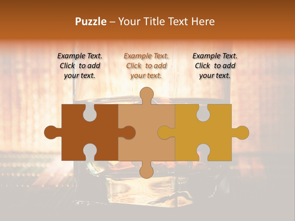 Cube Cold Brown PowerPoint Template