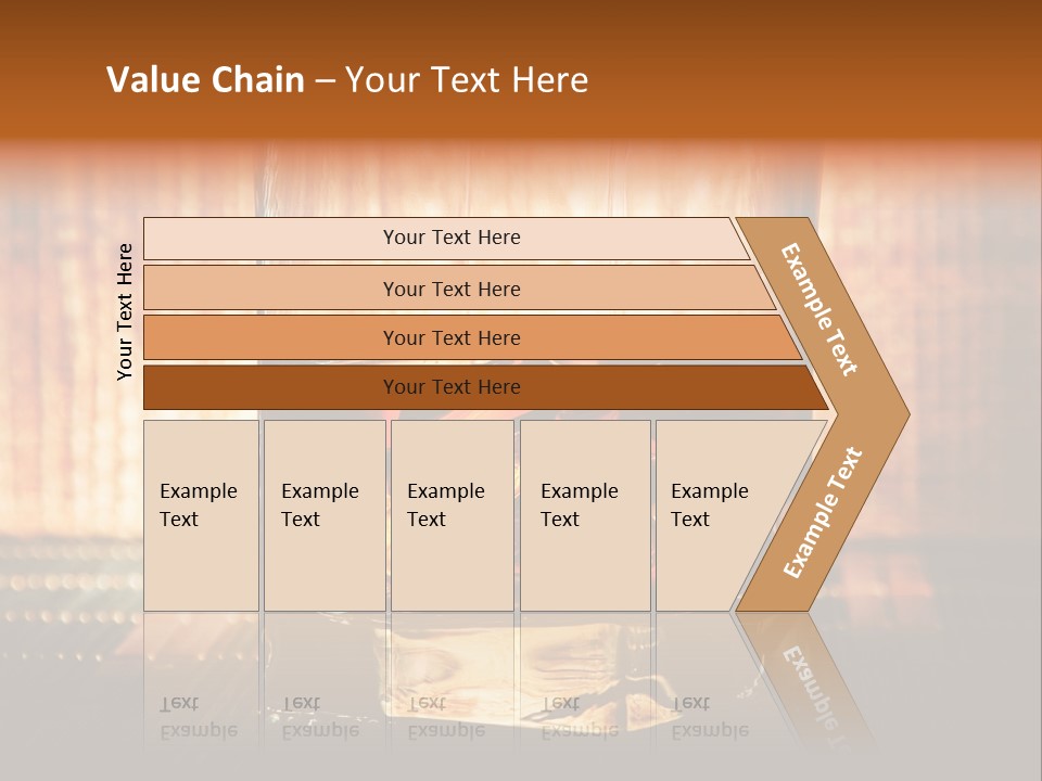 Cube Cold Brown PowerPoint Template