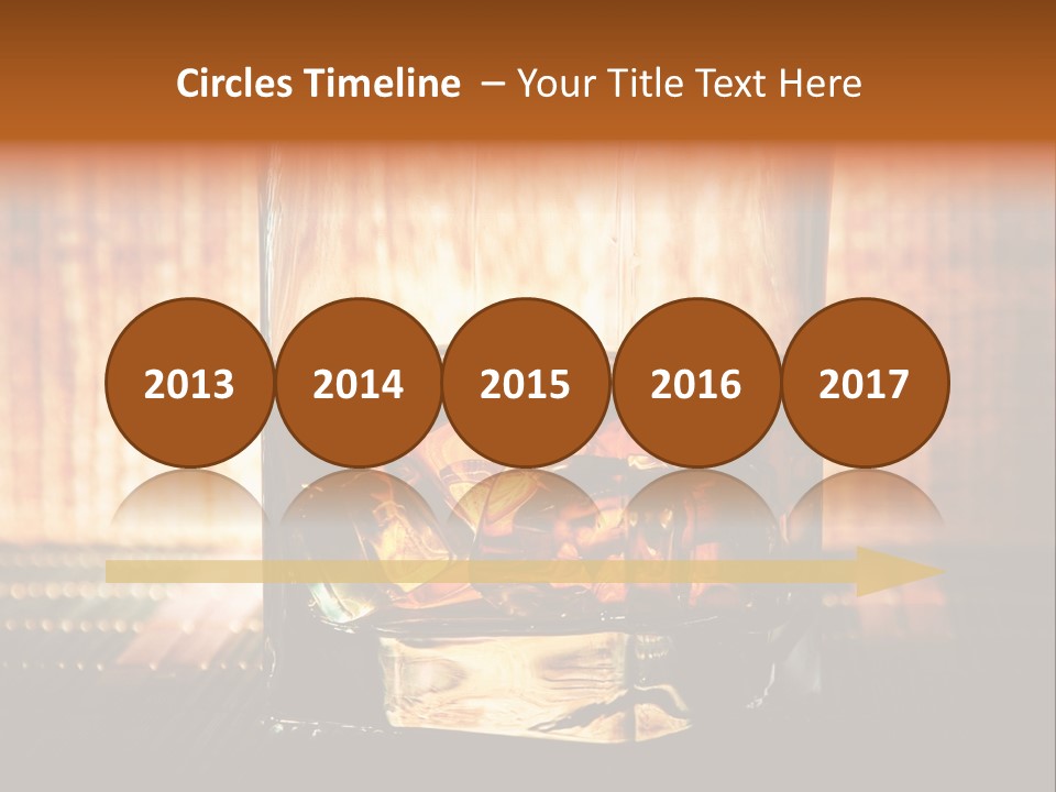 Cube Cold Brown PowerPoint Template