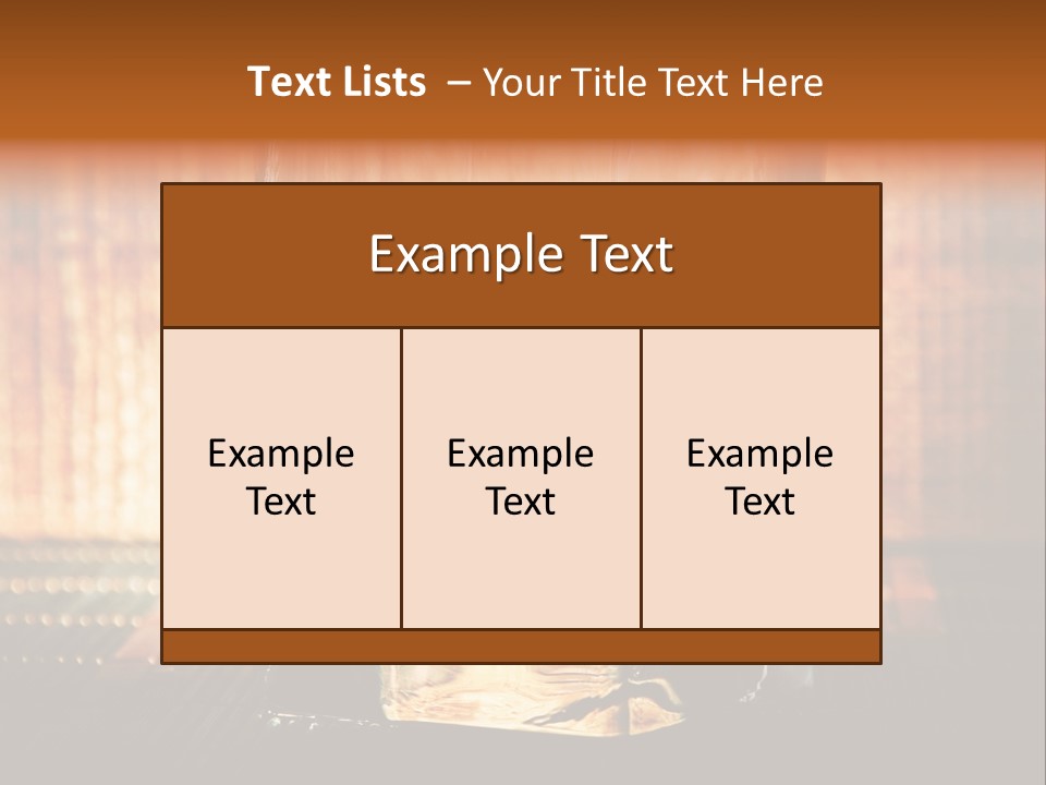 Cube Cold Brown PowerPoint Template