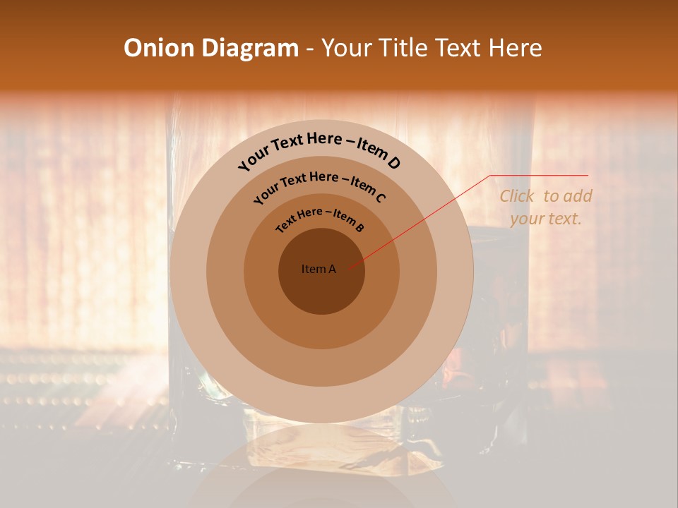 Cube Cold Brown PowerPoint Template