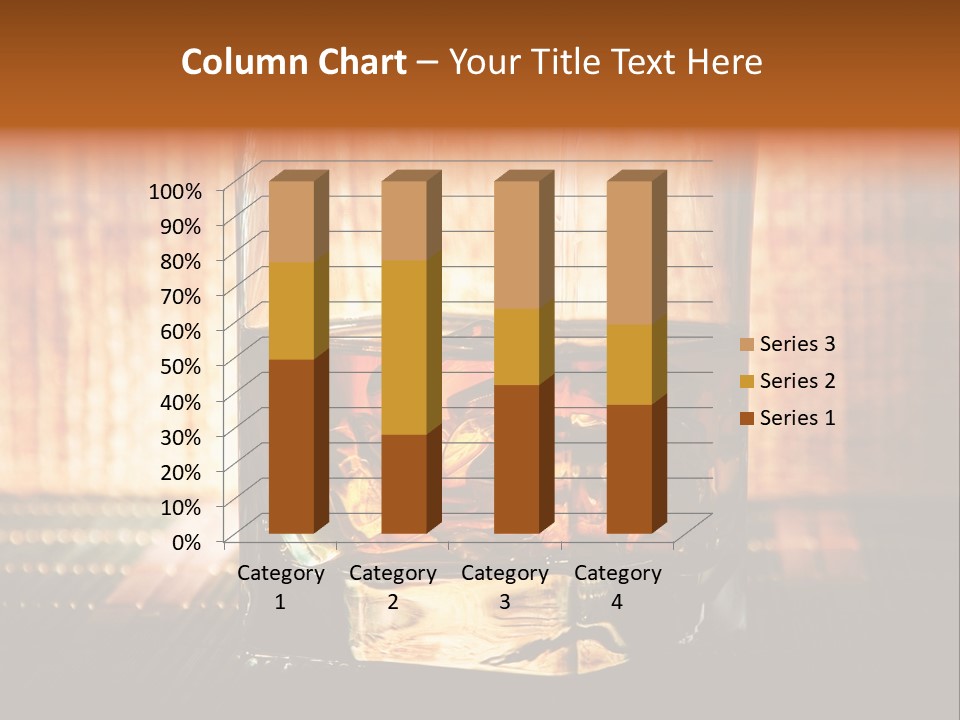 Cube Cold Brown PowerPoint Template