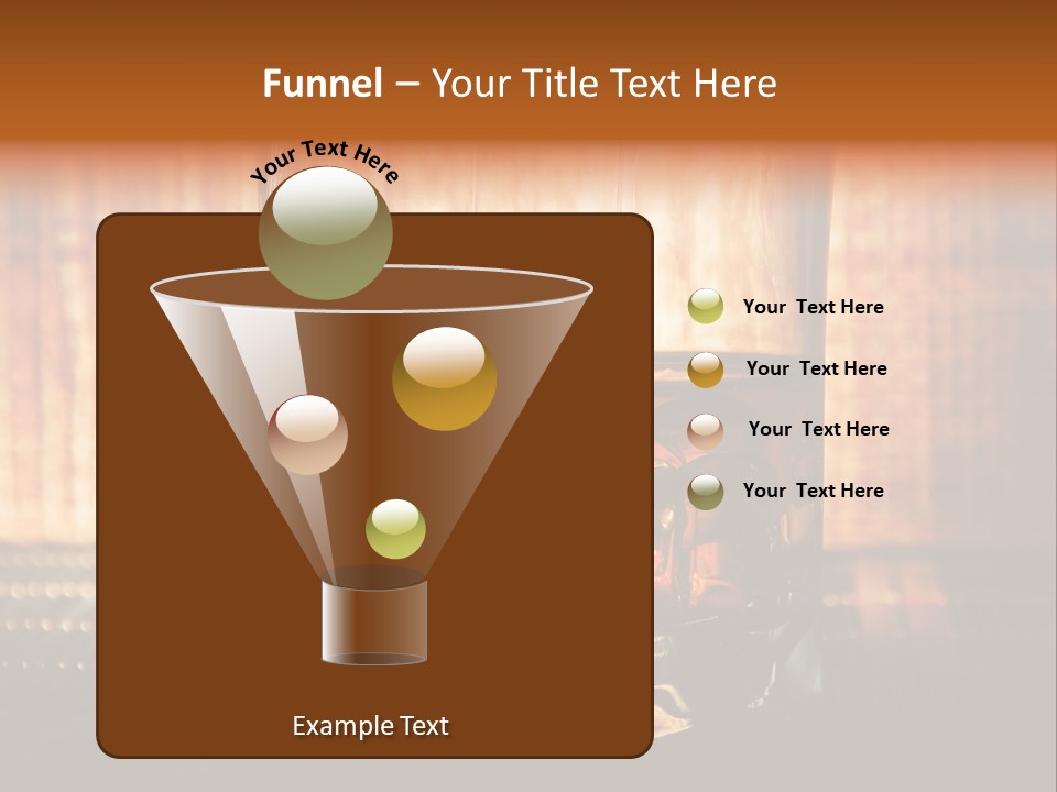 Cube Cold Brown PowerPoint Template