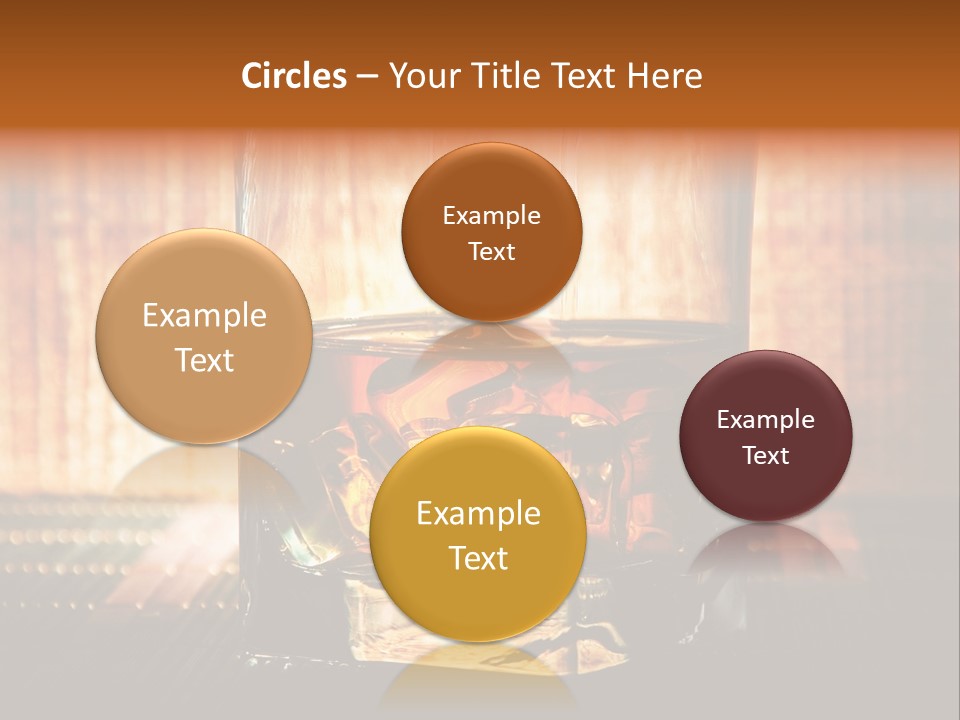 Cube Cold Brown PowerPoint Template