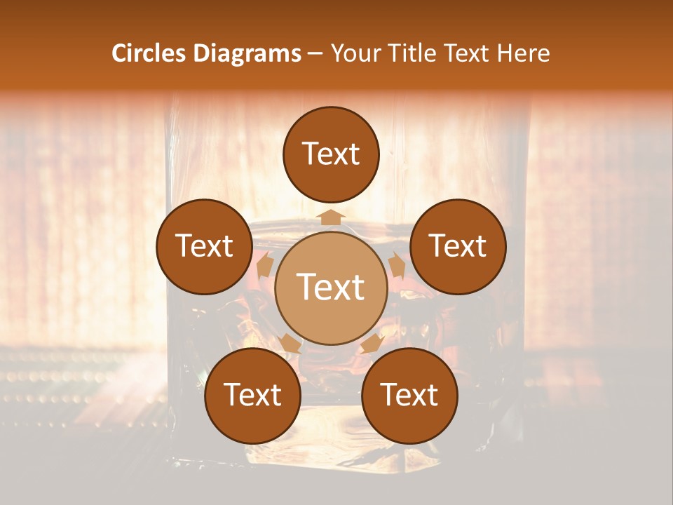 Cube Cold Brown PowerPoint Template