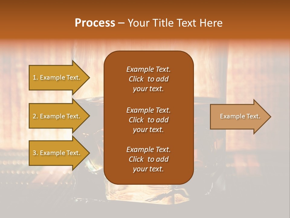 Cube Cold Brown PowerPoint Template