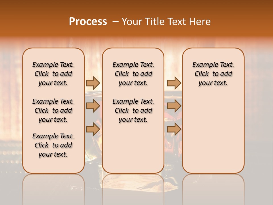 Cube Cold Brown PowerPoint Template