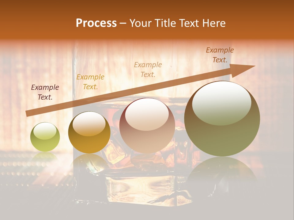 Cube Cold Brown PowerPoint Template