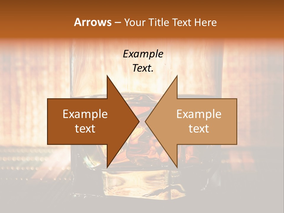 Cube Cold Brown PowerPoint Template