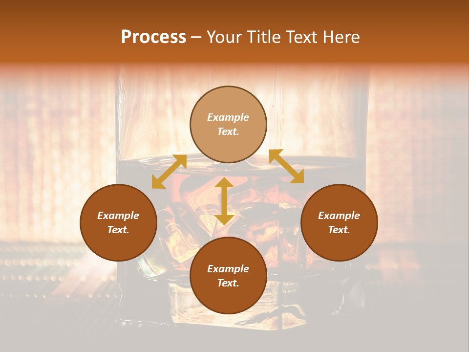 Cube Cold Brown PowerPoint Template