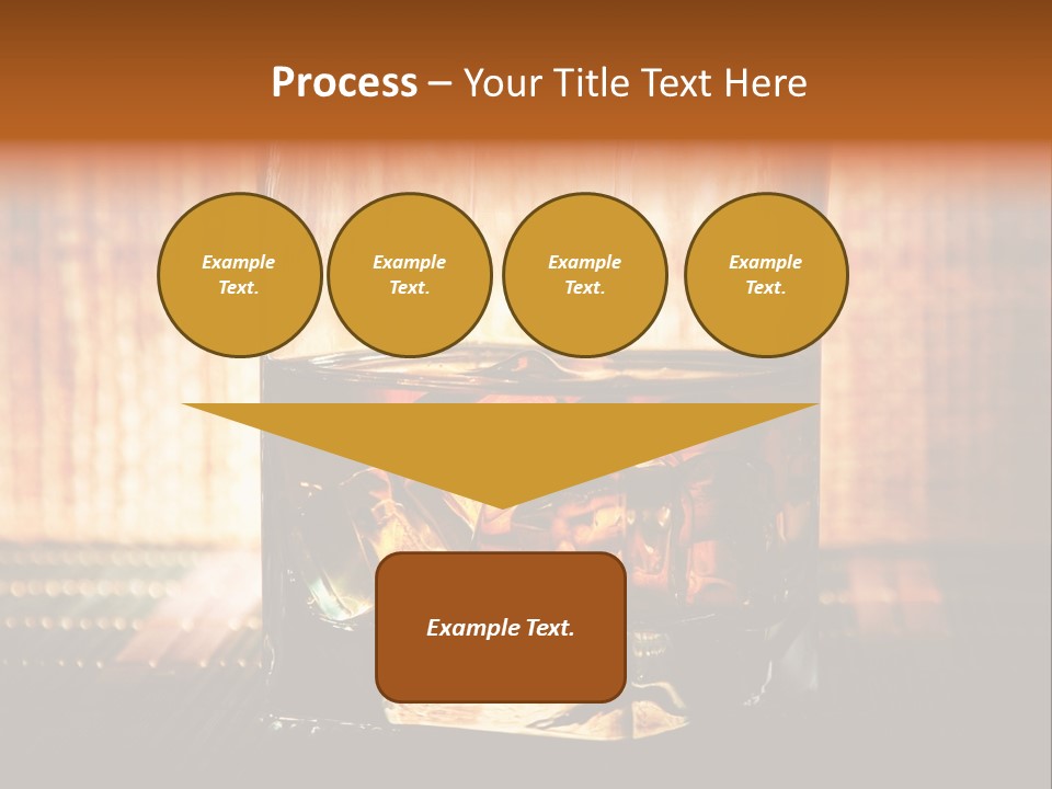 Cube Cold Brown PowerPoint Template