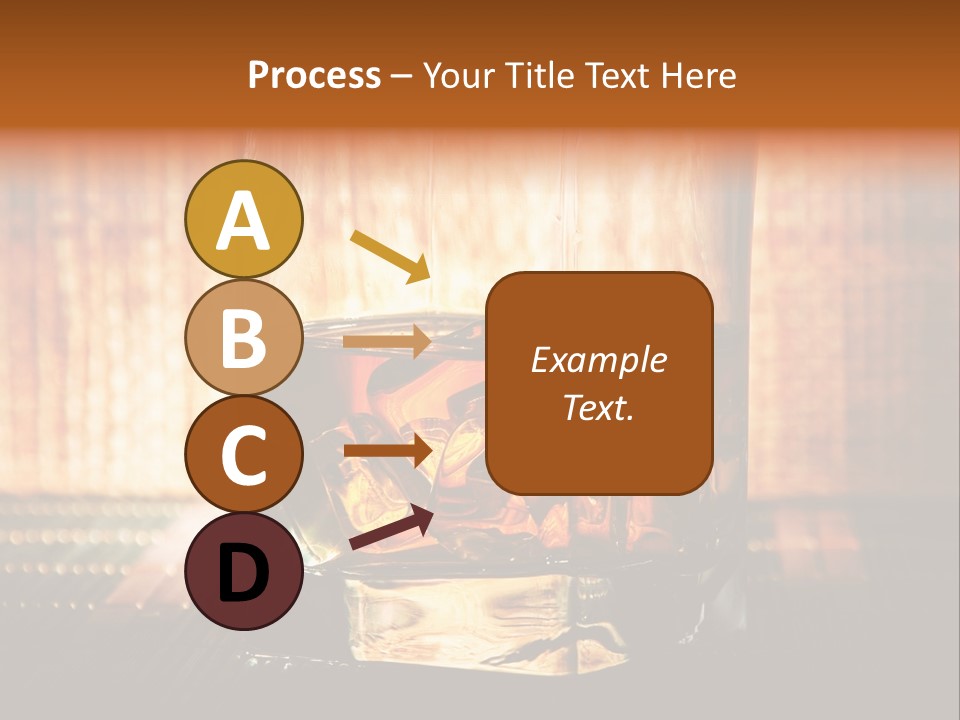 Cube Cold Brown PowerPoint Template