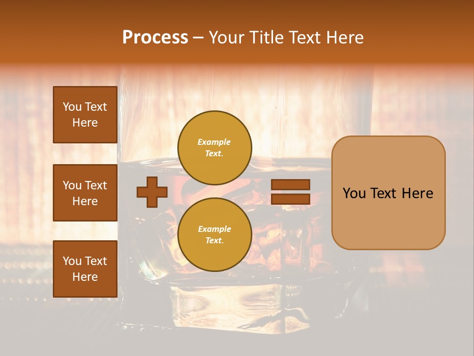 Cube Cold Brown PowerPoint Template