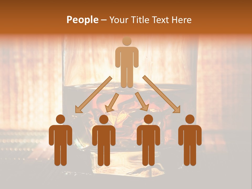 Cube Cold Brown PowerPoint Template