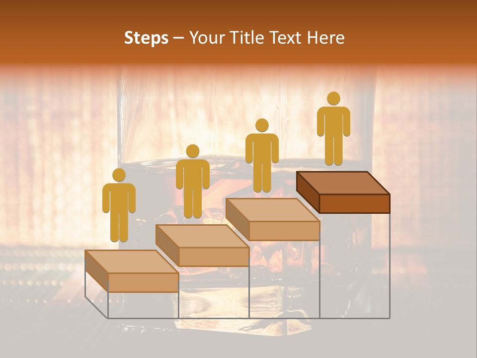 Cube Cold Brown PowerPoint Template