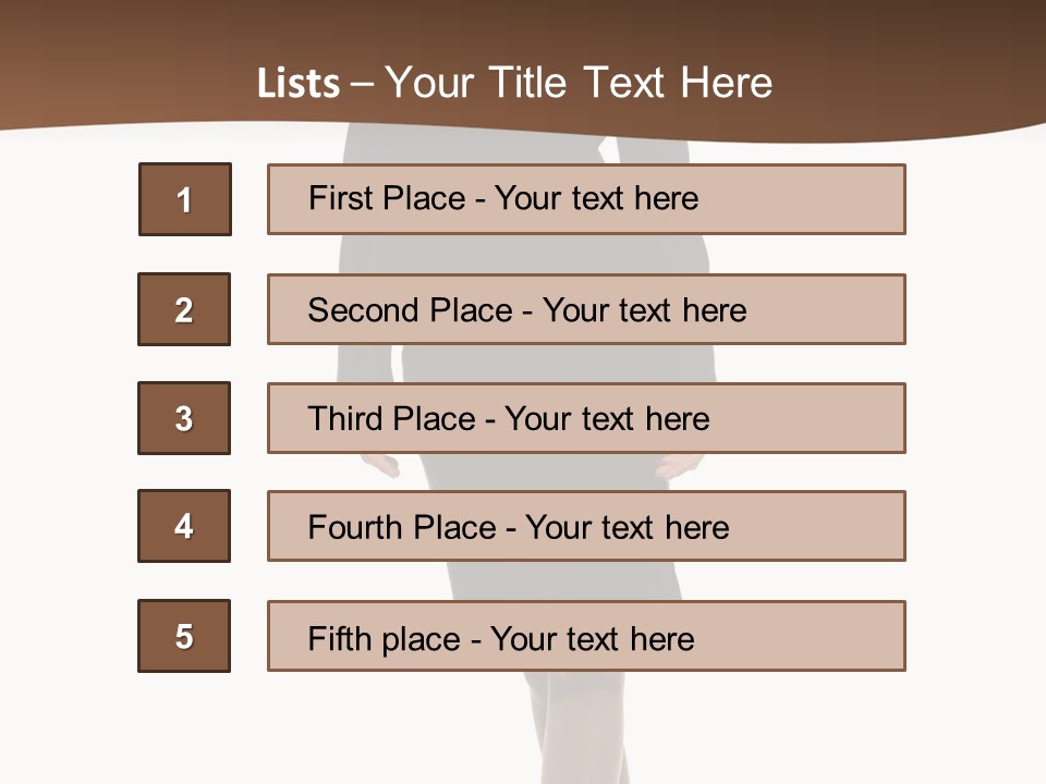 Happy Stylish Display PowerPoint Template