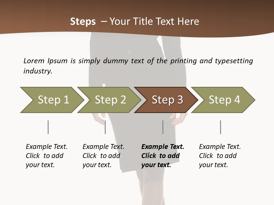 Happy Stylish Display PowerPoint Template