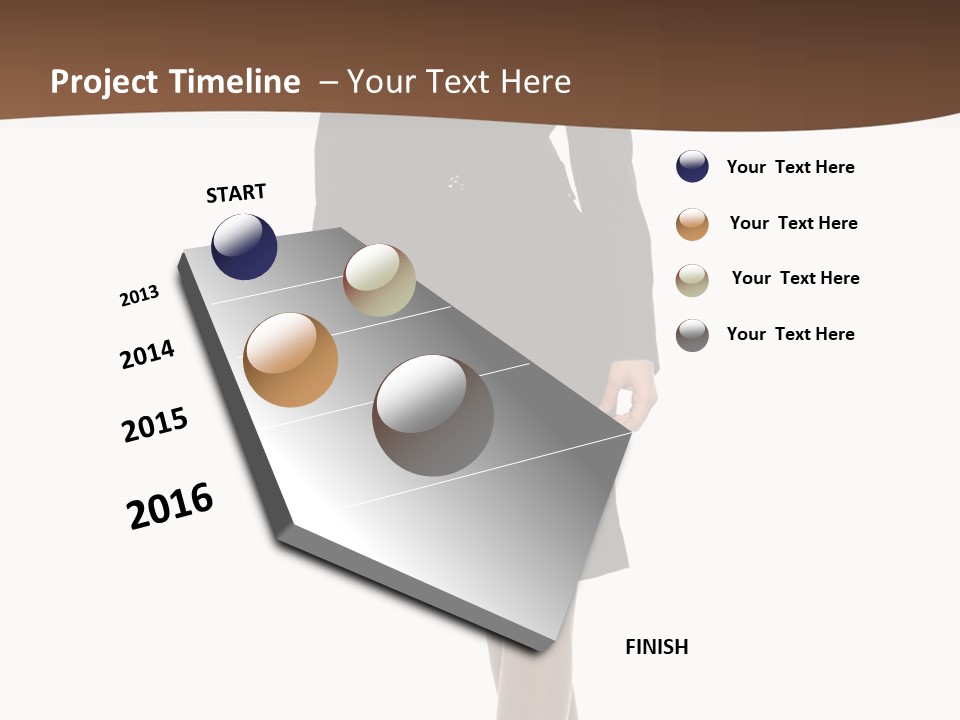 Happy Stylish Display PowerPoint Template