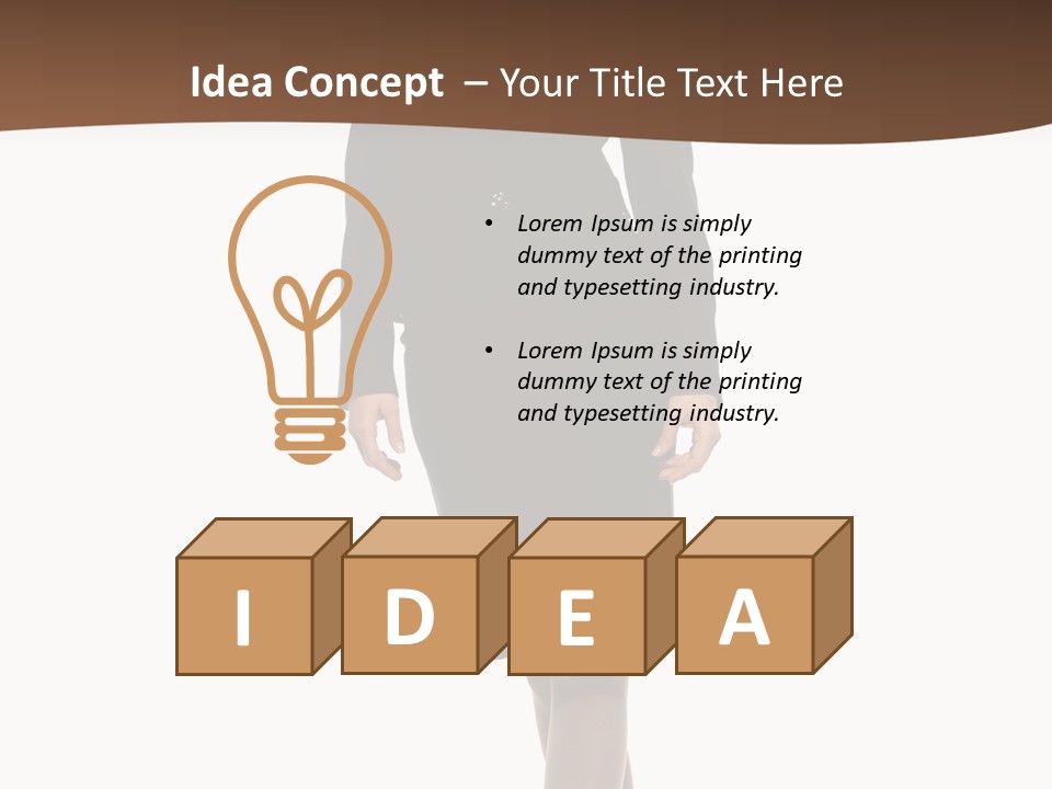 Happy Stylish Display PowerPoint Template