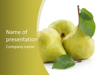 Food Background Fresh PowerPoint Template
