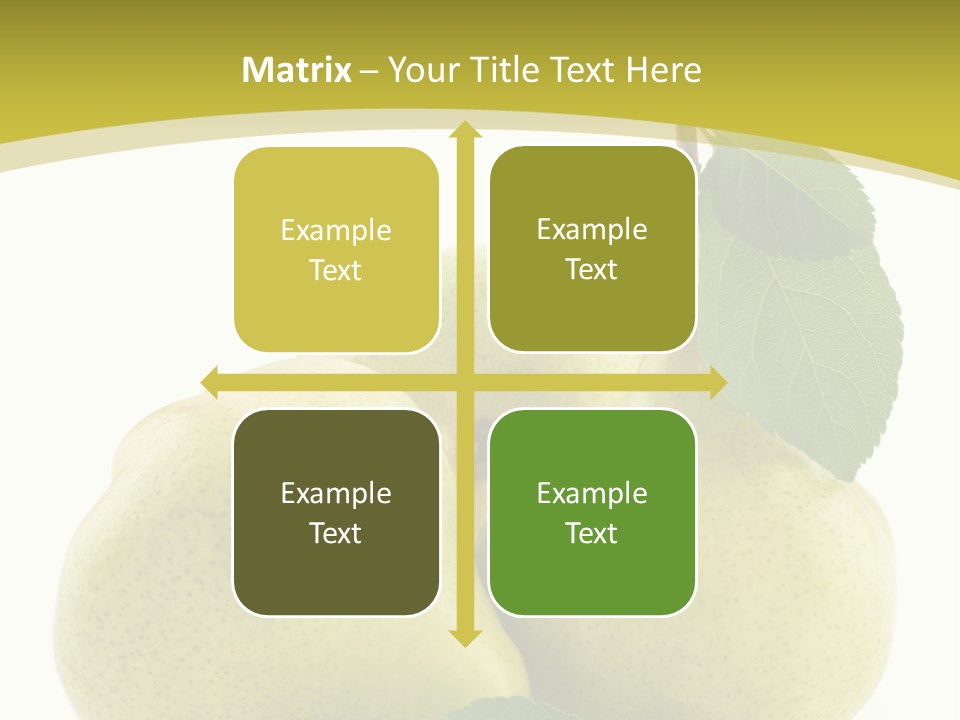 Food Background Fresh PowerPoint Template