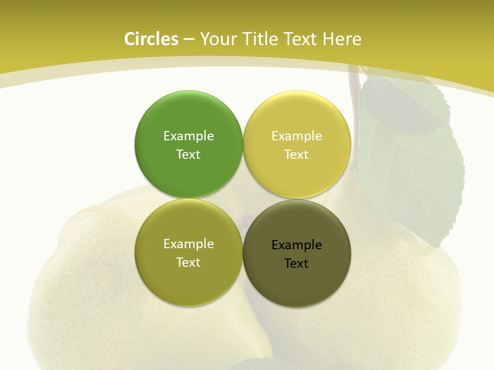 Food Background Fresh PowerPoint Template