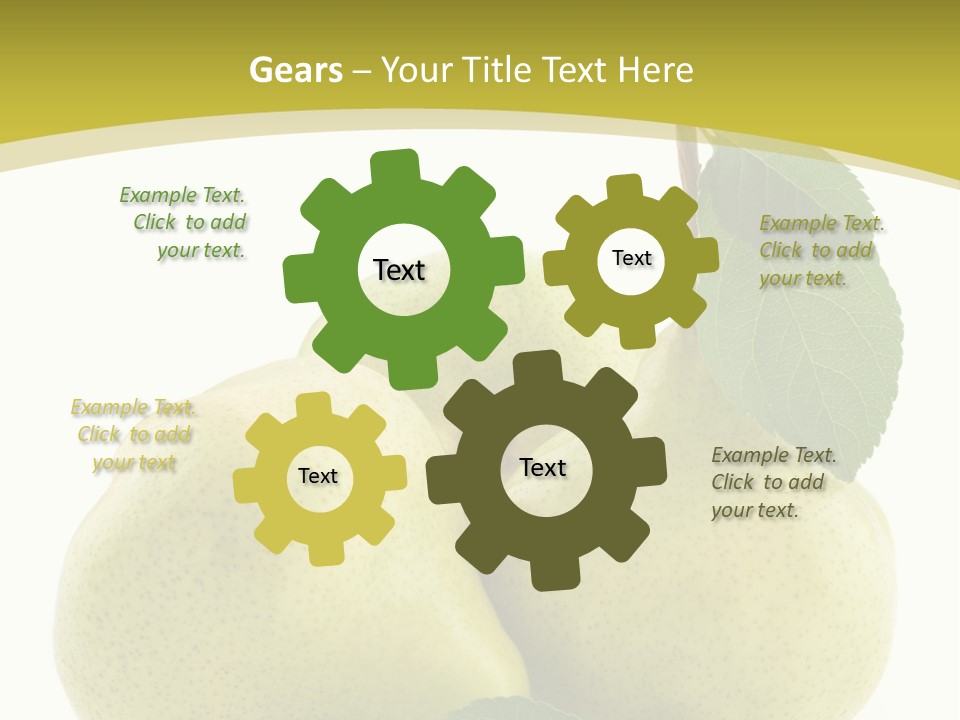 Food Background Fresh PowerPoint Template