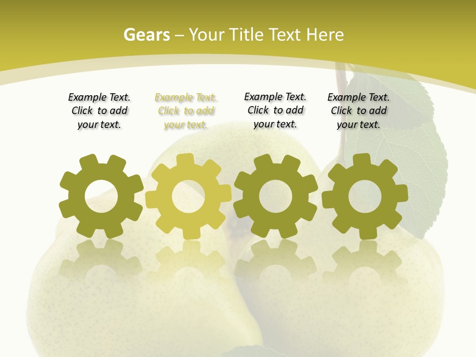 Food Background Fresh PowerPoint Template