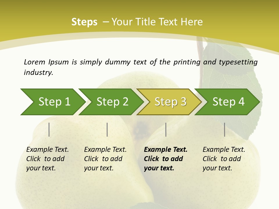 Food Background Fresh PowerPoint Template