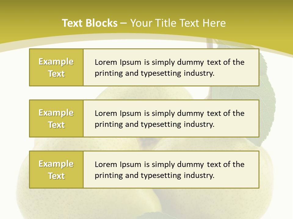 Food Background Fresh PowerPoint Template