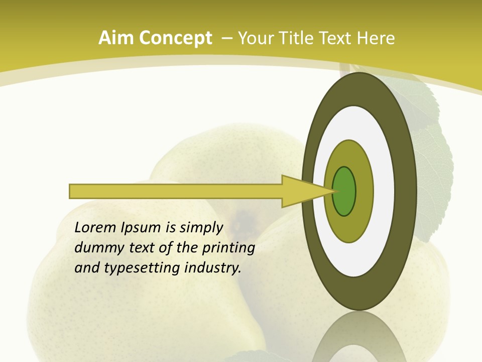 Food Background Fresh PowerPoint Template