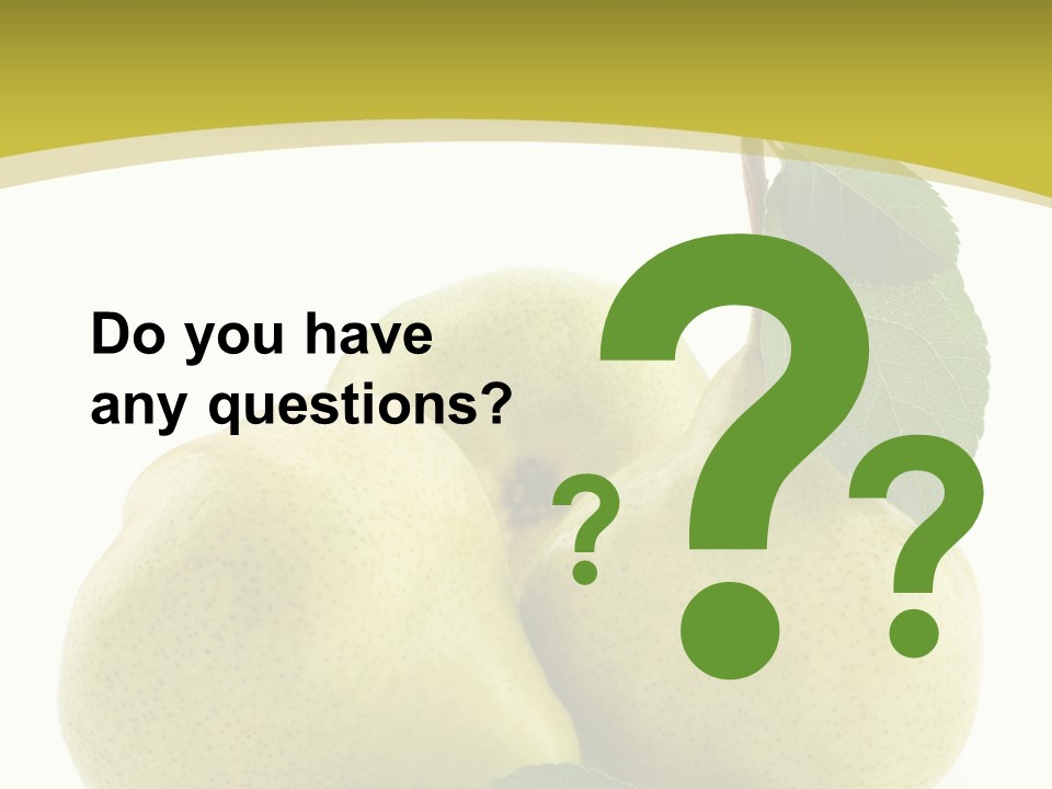 Food Background Fresh PowerPoint Template