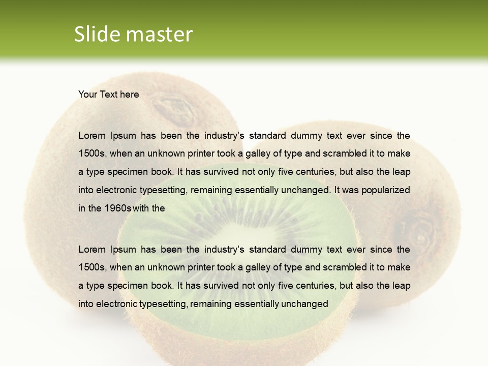 Wholesome Only Fresh PowerPoint Template