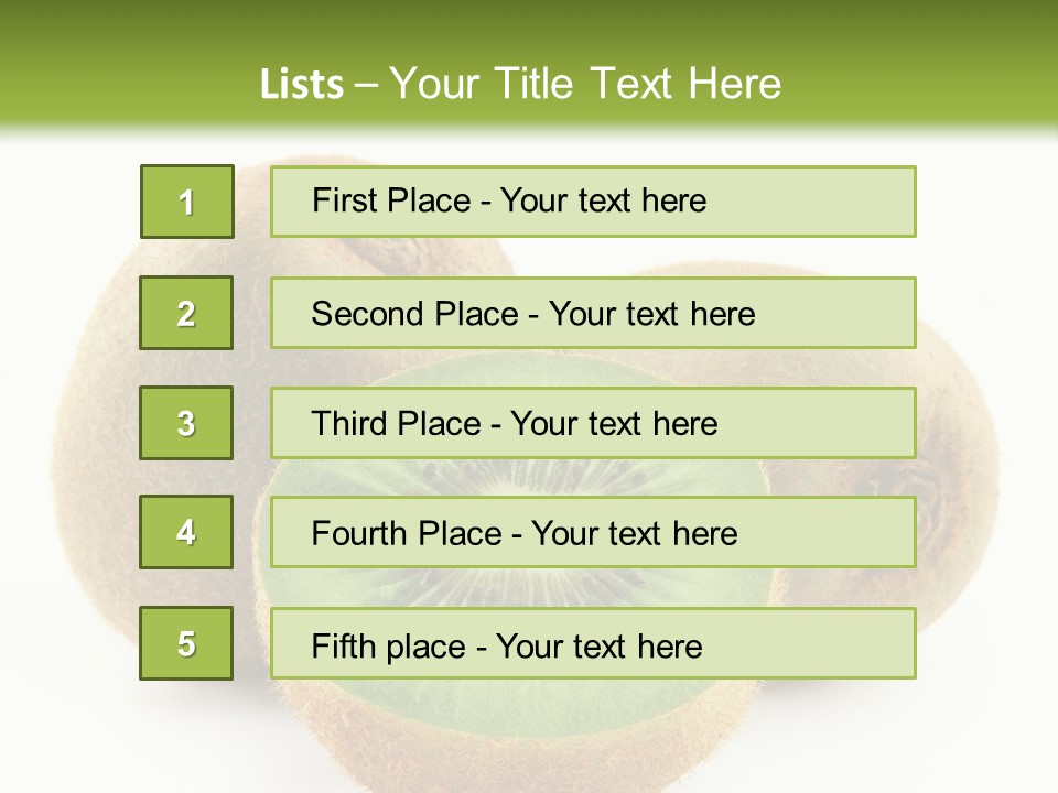 Wholesome Only Fresh PowerPoint Template