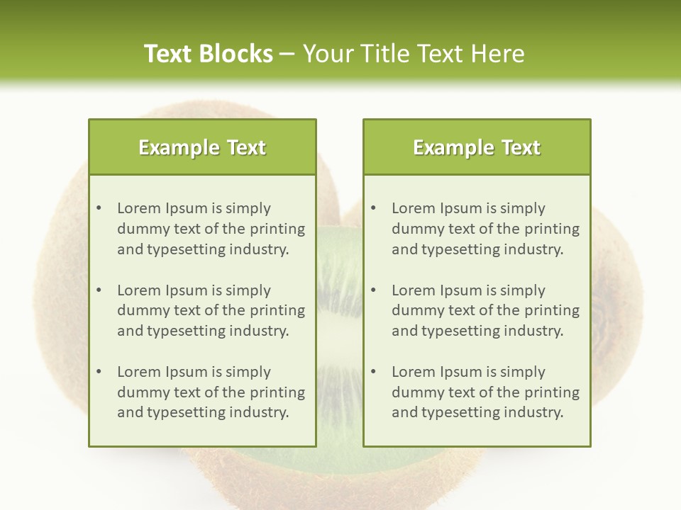 Wholesome Only Fresh PowerPoint Template