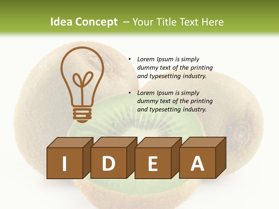 Wholesome Only Fresh PowerPoint Template