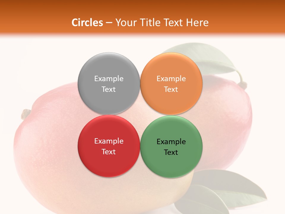 Gourmet Sweet Mango PowerPoint Template